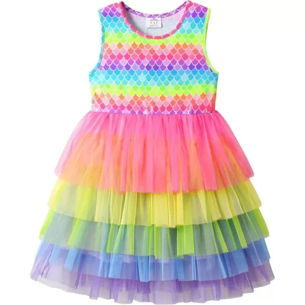 VIKITA Girls Dresses for Summer Short Sleeve Toddler Girls Clothes Party Tutu Dresses for Little Girls 312 YearsSh2301