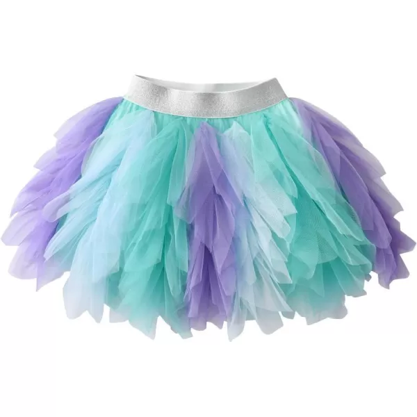 VIKITA Girls Layered Tutu Skirt Party Tulle Skirts Princess Dress Birthday OutfitBluesk254