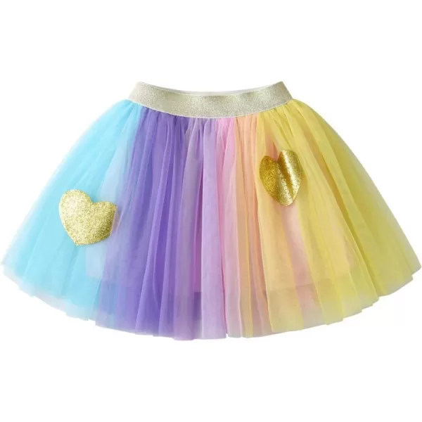 VIKITA Girls Layered Tutu Skirt Party Tulle Skirts Princess Dress Birthday OutfitSweetheartsk271