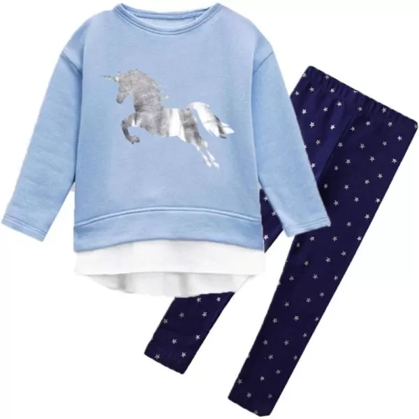 VIKITA Toddler Girl Long Sleeve Clothing Sets Baby Girls Winter 2pcs Set 5T LMC0111F5588VIKITA Toddler Girl Long Sleeve Clothing Sets Baby Girls Winter 2pcs Set 5T LMC0111F5588