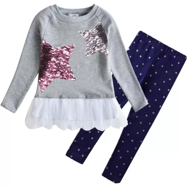 VIKITA girls clothes toddler outfits  little kids shirts  leggings winter fashion clothing sets cute birthday giftsL3977f5588