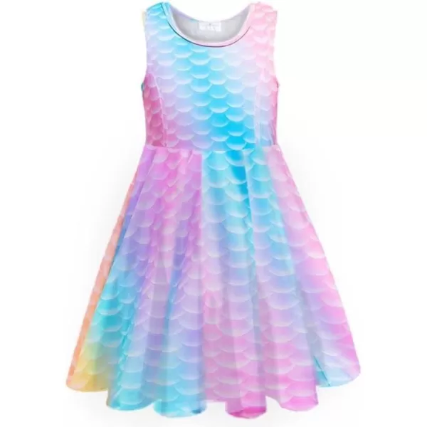 VIKITA Girls Dresses Sleeveless Summer Girls Clothes Sundress for Kids 212 YearsJx0980