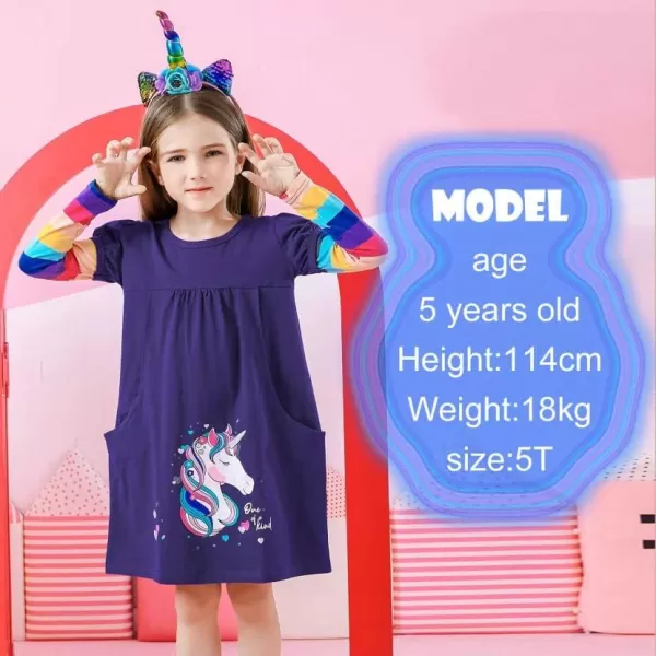 VIKITA Winter Toddler Girl Clothes Long Sleeve Girls Dresses for Kids 212 YearsAlh5807