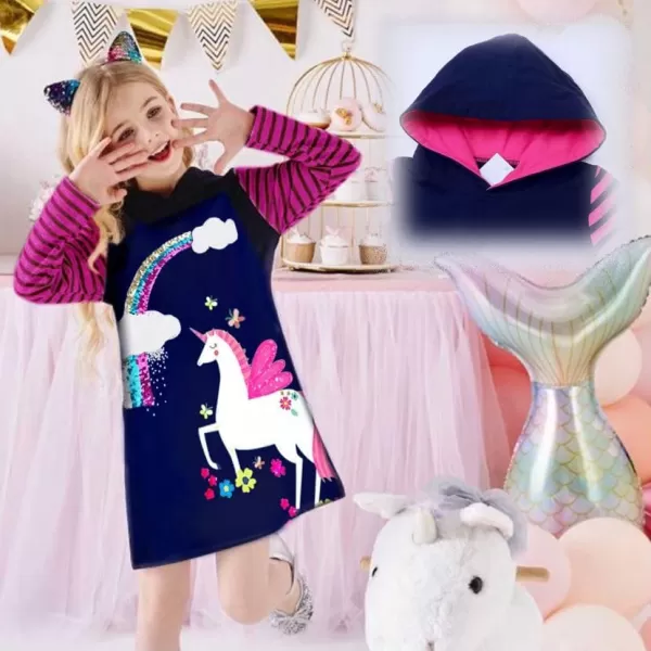 VIKITA Winter Toddler Girl Clothes Long Sleeve Girls Dresses for Kids 212 YearsAlh7609