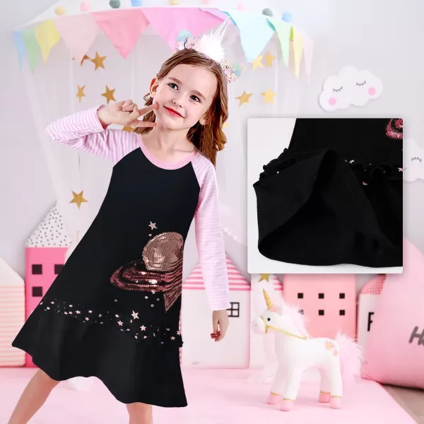 VIKITA Winter Toddler Girl Clothes Long Sleeve Girls Dresses for Kids 212 YearsBlh0778