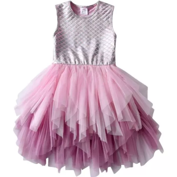 VIKITA Toddler Girls Dresses Summer Sleeveless Polyester Tutu Dresses for Girls 312 YearsBsh2104