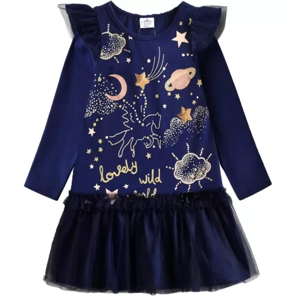 VIKITA Winter Toddler Girl Clothes Long Sleeve Girls Dresses for Kids 212 YearsClh6999