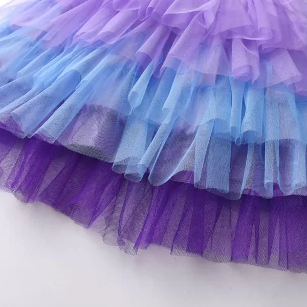 VIKITA Toddler Flower Girl Dress Summer Sleeveless Polyester Tutu Dresses for Girls 37 Years KneeLengthSh4865