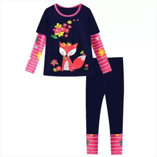 imageVIKITA girls clothes toddler outfits  little kids shirts ampamp leggings winter fashion clothing sets cute birthday giftsRosy Blue