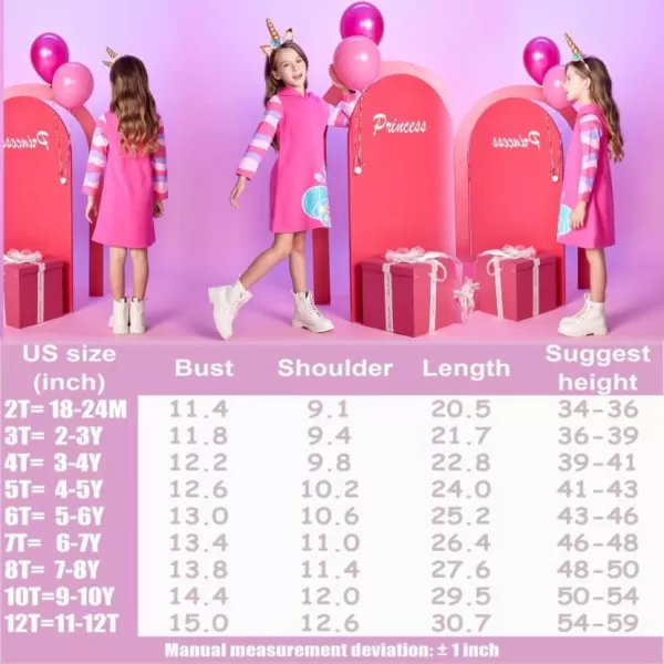 imageVIKITA Girls Dresses Pink Winter Clothes Sparkling Long Sleeve Outfits for Little Kids 212 Years Valentines Day GiftsBlue