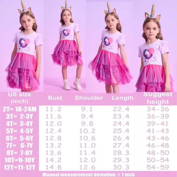 imageVIKITA Girls Dresses Summer Party Valentines Day Tutu Dress for 212 Years KidsAsh4875