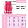 imageVIKITA Toddler Girls Dresses Winter Long Sleeve Girl Casual Clohtes for Kids 212 Years Xmas GiftBjm7778