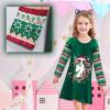 imageVIKITA Toddler Girls Dresses Winter Long Sleeve Girl Casual Clohtes for Kids 212 Years Xmas GiftBlh2882