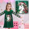 imageVIKITA Toddler Girls Dresses Winter Long Sleeve Girl Casual Clohtes for Kids 212 Years Xmas GiftBlh2882