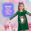 imageVIKITA Toddler Girls Dresses Winter Long Sleeve Girl Casual Clohtes for Kids 212 Years Xmas GiftBlh2882