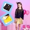 imageVIKITA Toddler Girls Dresses Winter Long Sleeve Girl Casual Clohtes for Kids 212 Years Xmas GiftBlh7602