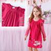 imageVIKITA Toddler Girls Dresses Winter Long Sleeve Girl Casual Clohtes for Kids 212 Years Xmas GiftClh0820