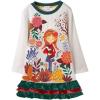 imageVIKITA Toddler Girls Dresses Winter Long Sleeve Girl Casual Clohtes for Kids 212 Years Xmas GiftBlh3663