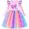 imageVIKITA Toddler Girls Dresses Winter Long Sleeve Tutu Party Dress for Girl 212 Years Xmas GiftAlh4879