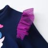 imageVIKITA Girls Dresses Winter Long Sleeve Birthday Party Tutu Dresses for Girls 312 YearsBlue Purple