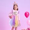 imageVIKITA Girls Dresses Winter Long Sleeve Party Tutu Dresses for Girls 312 YearsPink