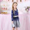 imageVIKITA Girls Dresses for Winter Long Sleeve Toddler Girls Clothes Party Tulle Dresses for Girls 312 YearsAlh4586
