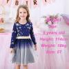 imageVIKITA Girls Dresses for Winter Long Sleeve Toddler Girls Clothes Party Tulle Dresses for Girls 312 YearsAlh4586