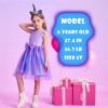 imageVIKITA Girls Dresses Summer Ocean Party Blue Tutu Dress for 212 Years KidsPurple