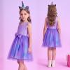 imageVIKITA Girls Dresses Summer Ocean Party Blue Tutu Dress for 212 Years KidsPurple