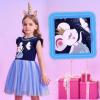 imageVIKITA Girls Dresses Summer Party Pink Tutu Dress for 212 Years KidsBlue