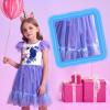 imageVIKITA Girls Dresses Summer Party Pink Tutu Dress for 212 Years KidsPurple