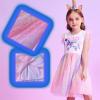 imageVIKITA Girls Dresses Summer Party Pink Tutu Dress for 212 Years KidsWhite