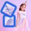 imageVIKITA Girls Dresses Summer Party Pink Tutu Dress for 212 Years KidsWhite