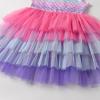 imageVIKITA Girls Dresses Summer Short Sleeve Toddler Girls Clothes Party Tutu Dresses for 312 Years KidsPink