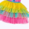 imageVIKITA Girls Dresses Summer Short Sleeve Toddler Girls Clothes Party Tutu Dresses for 312 Years KidsYellow