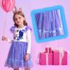 imageVIKITA Girls Dresses Winter Party Tutu Dress for 212 Years KidsPurple White