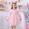 imageVIKITA Girls Dresses for Winter Long Sleeve Toddler Girls Clothes Party Tulle Dresses for Girls 312 YearsLh4579