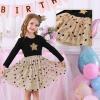 imageVIKITA Girls Dresses for Winter Long Sleeve Toddler Girls Clothes Party Tulle Dresses for Girls 312 YearsLh4880