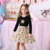 imageVIKITA Girls Dresses for Winter Long Sleeve Toddler Girls Clothes Party Tulle Dresses for Girls 312 YearsLh4880