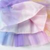 imageVIKITA Girls Summer Skirt Sets Ruffle Tulle Sleeves TShirt Tutu Skirt Birthday Party Outfit 312 YearsBlues271