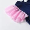 imageVIKITA Girls Summer Skirt Sets Ruffle Tulle Sleeves TShirt Tutu Skirt Birthday Party Outfit 312 YearsBlues271