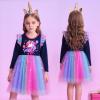 imageVIKITA Toddler Girls Dresses Winter Long Sleeve Tutu Party Dress for Girl 212 Years Xmas GiftAlh4823