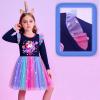 imageVIKITA Toddler Girls Dresses Winter Long Sleeve Tutu Party Dress for Girl 212 Years Xmas GiftAlh4823