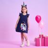 imageVIKITA Toddler Girls Summer Cotton Dress Sleeveless Swing Midi Casual Sundress for 310 YBluesh8202