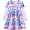 imageVIKITA Winter Girls Dresses Toddler Girl Clothes Long Sleeve School Outfits for Kids 212 YearsBlh5819