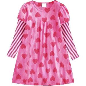 imageVIKITA Winter Girls Dresses Toddler Girl Clothes Long Sleeve School Outfits for Kids 212 YearsBlh5820