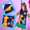 imageVIKITA Girls Dresses Pink Winter Clothes Sparkling Long Sleeve Hoodie for Little Kids 212 Years Valentines Day GiftsYellow