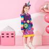 imageVIKITA Girls Hooded Dress Winter Long Sleeve Cotton Casual Hood Pocket Sweatshirt DressLH7665 5T