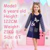imageVIKITA Long Sleeve Girls Dresses for Winter Toddler Clothes Party Casual Dresses for Little Girls 312 Years