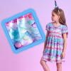 imageVIKITA Summer Girls Dresses Short Sleeve Casual Toddler Girl Clothes Schoold Outfits for KidsBsh5819